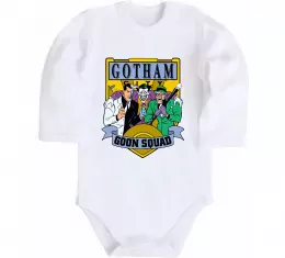 Дитячий бодік Gotham goon squad Білий фото