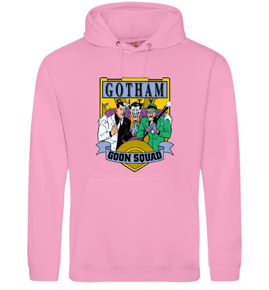 Чоловіча толстовка (худі) Gotham goon squad Рожевий фото