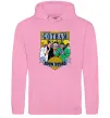 Жіноча толстовка (худі) Gotham goon squad Рожевий фото