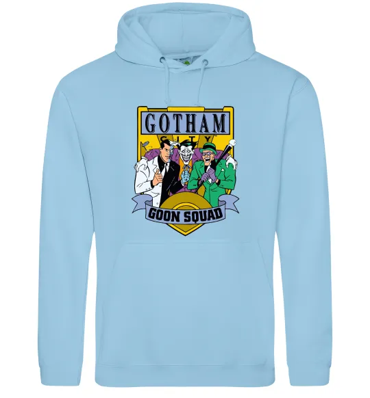 Жіноча толстовка (худі) Gotham goon squad Блакитний фото
