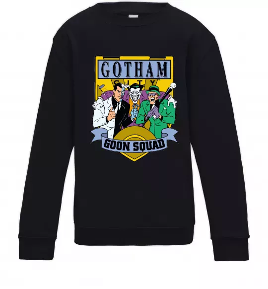 Детский Свитшот Gotham goon squad Черный фото