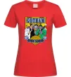 Жіноча футболка Gotham goon squad Червоний фото