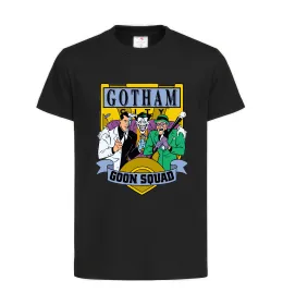 Дитяча футболка Gotham goon squad Чорний фото