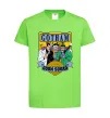 Дитяча футболка Gotham goon squad Лаймовий фото