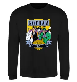 Світшот Gotham goon squad Чорний фото