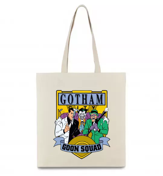 Еко-сумка Gotham goon squad Бежевий фото