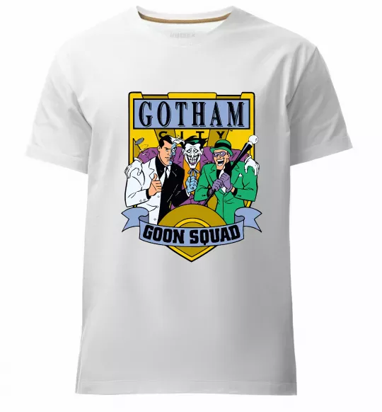 Чоловіча преміум футболка Gotham goon squad Білий фото
