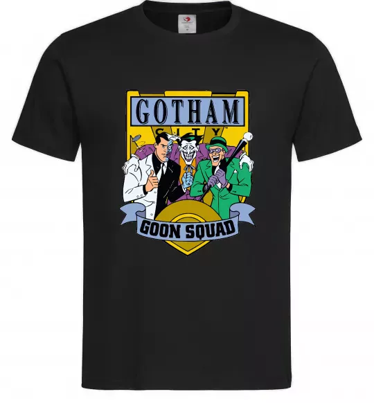 Мужская футболка Gotham goon squad Черный фото