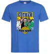 Мужская футболка Gotham goon squad Ярко-синий фото