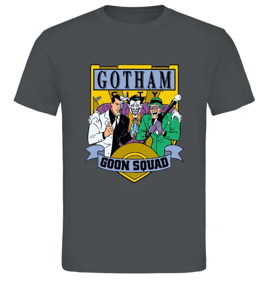 Мужская футболка Gotham goon squad Графит фото