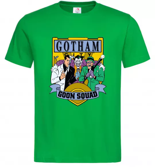 Мужская футболка Gotham goon squad Зеленый фото