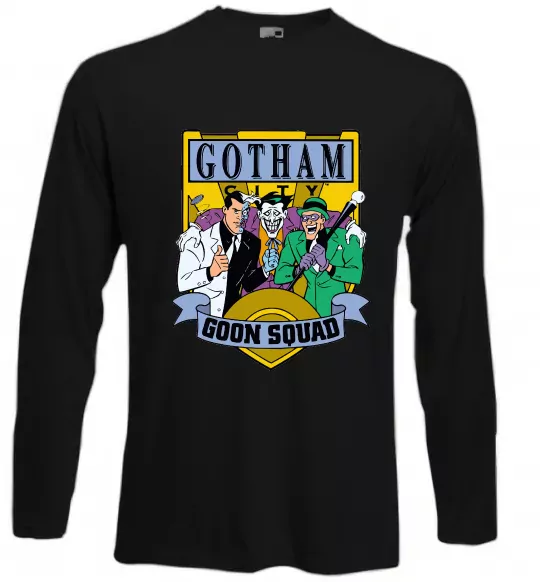 Лонгслив Gotham goon squad Черный фото