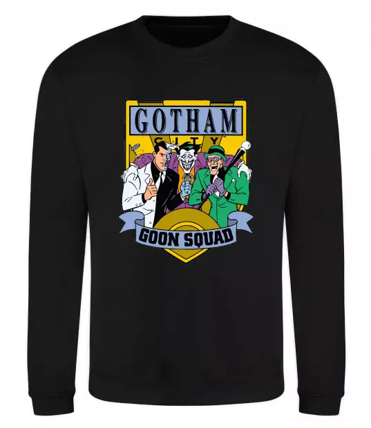 Свитшот Gotham goon squad Черный фото