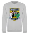Свитшот Gotham goon squad Серый меланж фото