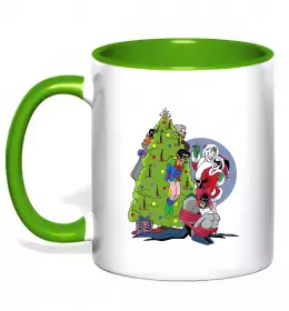 Чашка з кольоровою ручкою