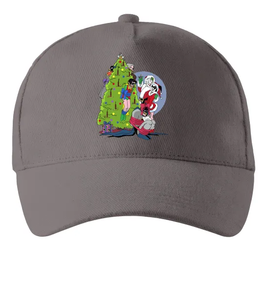 Кепка Бетмен та Джокер Новий рік Серый фото