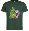 Мужская футболка Бетмен та Джокер Новий рік Темно-зеленый Мужская футболка Бетмен та Джокер Новий рік Темно-зеленый фото