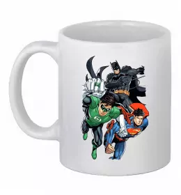 Чашка керамічна DC Heroes Білий фото