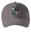 Кепка Зелений ліхтар, Бетмен та Супермен Серый фото