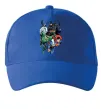 Кепка Зелений ліхтар, Бетмен та Супермен Яскраво-синій Кепка Зелений ліхтар, Бетмен та Супермен Яскраво-синій фото