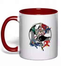 Чашка з кольоровою ручкою