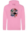 Чоловіча толстовка (худі) DC Герої Рожевий фото