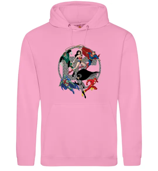 Жіноча толстовка (худі) DC Герої Рожевий фото