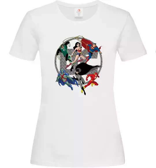 Женская футболка DC Герої Белый фото