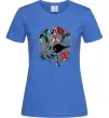 Женская футболка DC Герої Ярко-синий фото