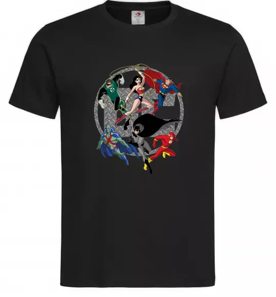 Мужская футболка DC Герої Черный фото