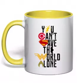 Чашка з кольоровою ручкою