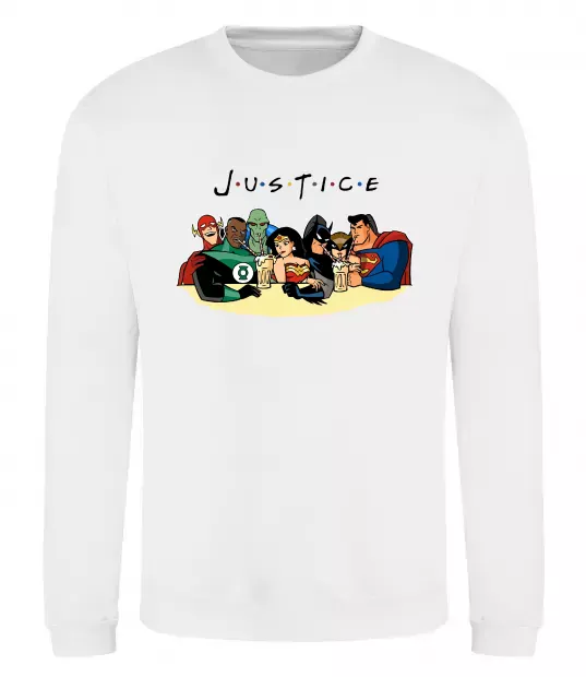 Світшот Justice DC Білий фото