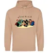 Чоловіча толстовка (худі) Justice DC Пісочний фото