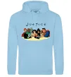 Мужская толстовка (худи) Justice DC Голубой фото