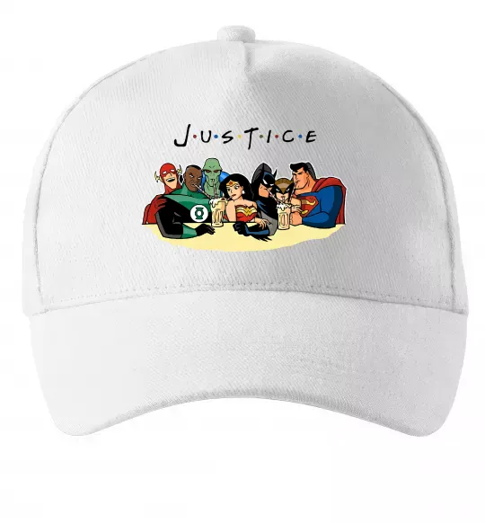 Кепка Justice DC Білий фото