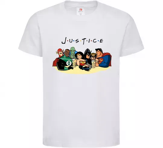 Детская футболка Justice DC Белый фото