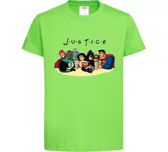 Детская футболка Justice DC Лаймовый фото