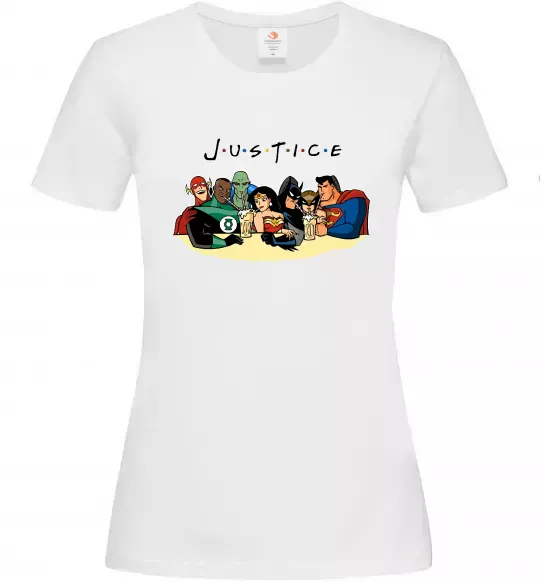 Женская футболка Justice DC Белый фото