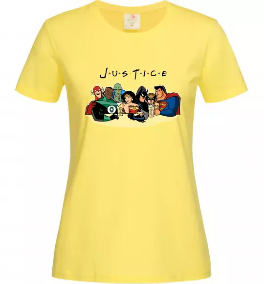 Женская футболка Justice DC Лимонный фото