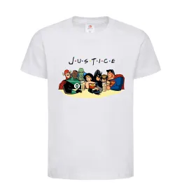 Дитяча футболка Justice DC Білий фото