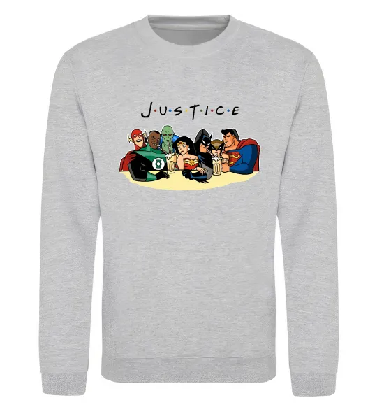Світшот Justice DC Сірий меланж фото