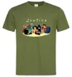 Мужская футболка Justice DC Оливковый фото