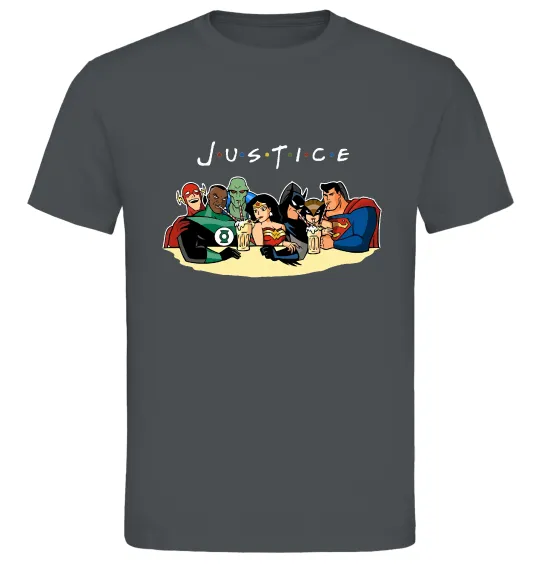 Мужская футболка Justice DC Графит фото
