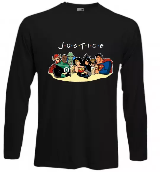 Лонгслів Justice DC Чорний фото