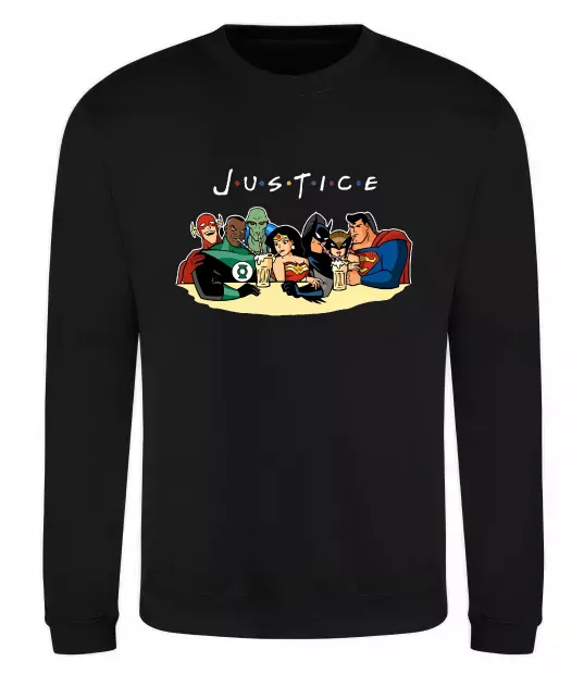 Світшот Justice DC Чорний фото