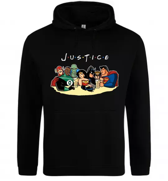Женская толстовка (худи) Justice DC Черный фото