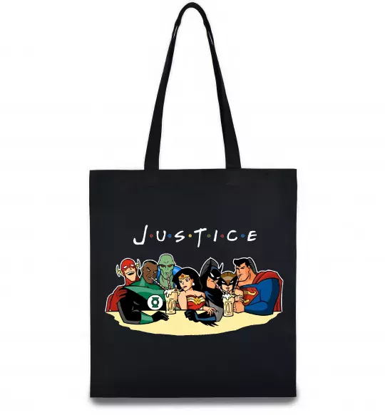 Еко-сумка Justice DC Чорний фото