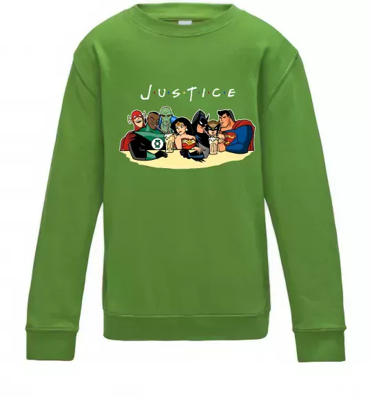 Дитячий світшот Justice DC Лаймовий фото