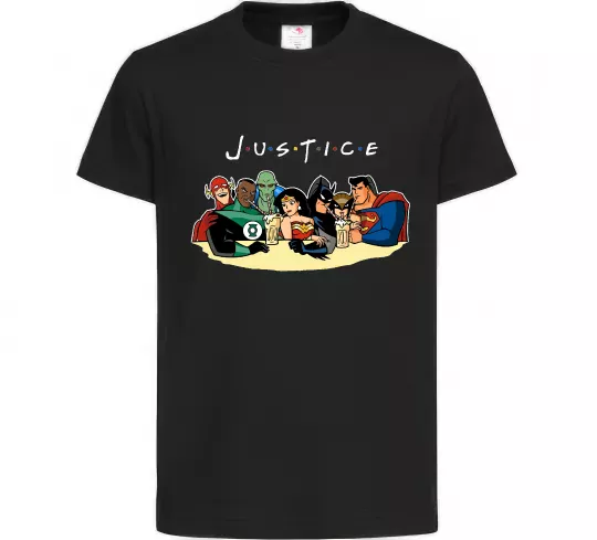 Детская футболка Justice DC Черный фото