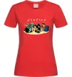 Женская футболка Justice DC Красный фото